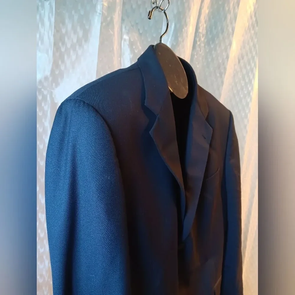 Joseph Abboud Men's Classic Black Blazer Size 46L